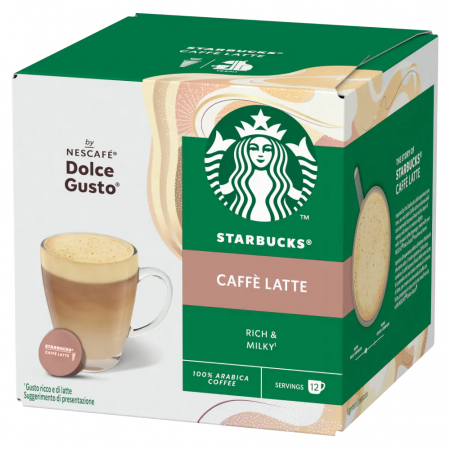 STARBUCKS Caffe Latte Capsule Dolce Gusto 12buc [1]