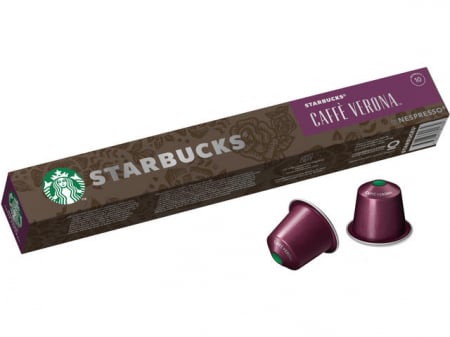Capsule cu Cafea - STARBUCKS Caffe Verona Capsule Nespresso 57g 10buc