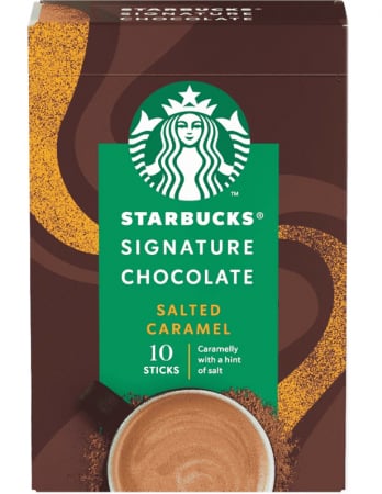 Specialități - STARBUCKS Ciocolată Caldă Caramel Sarat Plic 10x22g