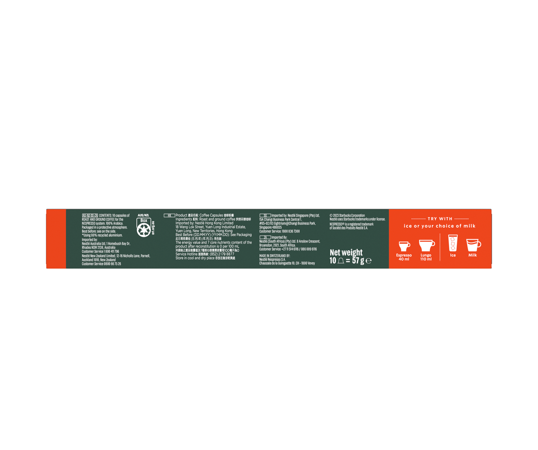 STARBUCKS Columbia Single Origin Capsule Nespresso 57g 10buc [2]