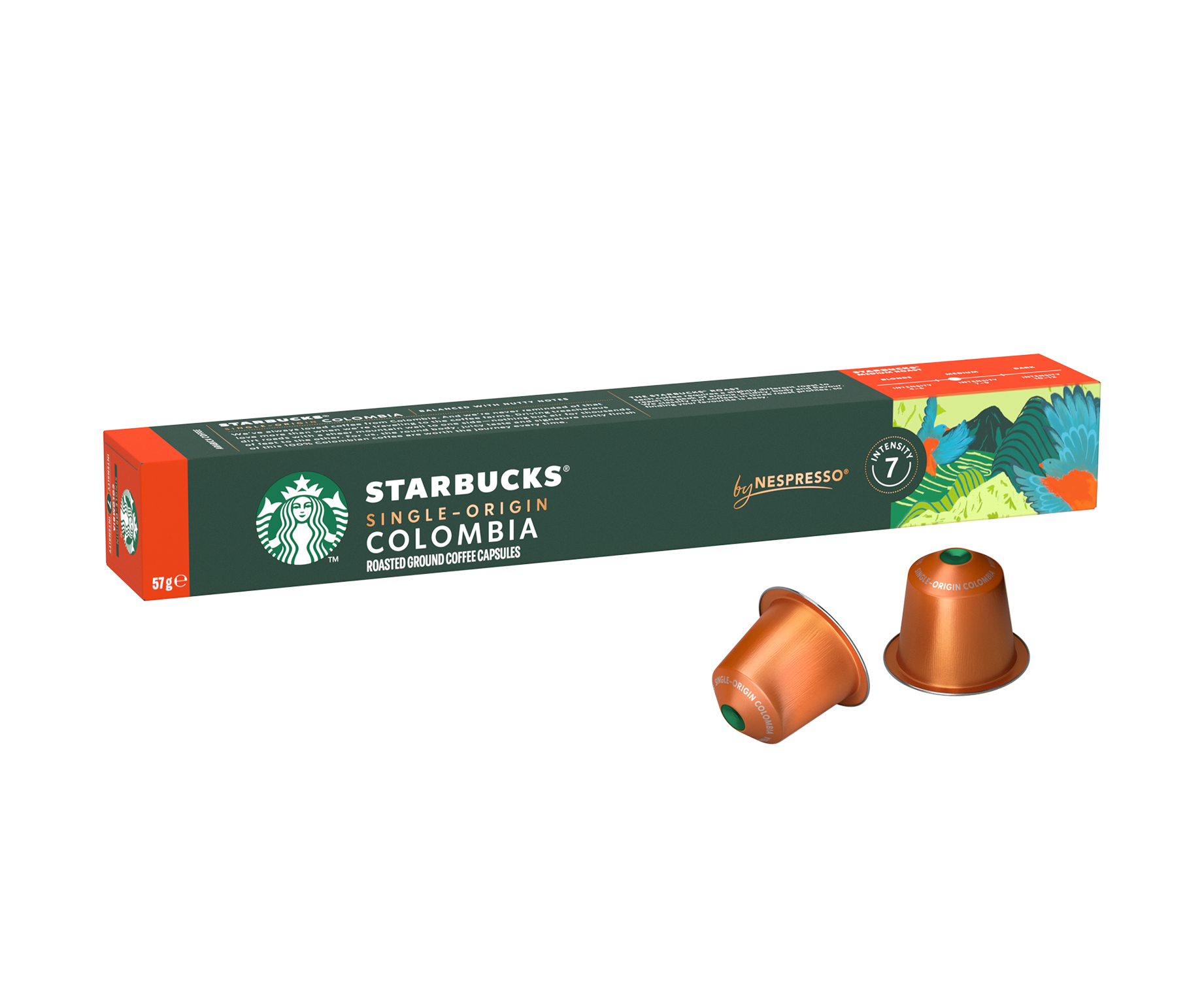 Capsule cu Cafea - STARBUCKS Columbia Single Origin Capsule Nespresso 57g 10buc