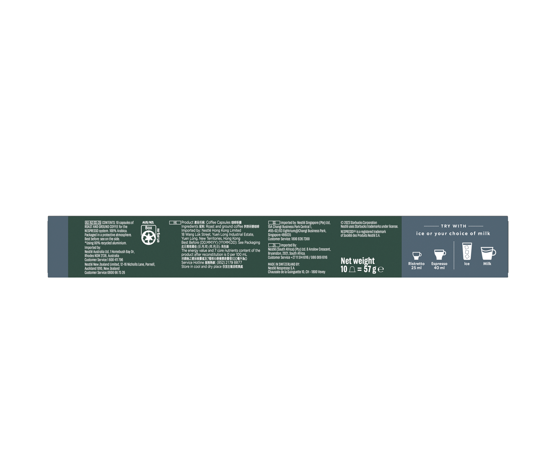 STARBUCKS Espresso Roast Capsule Nespresso 57g 10buc [2]