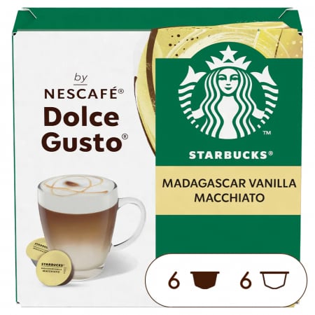 Promotii - STARBUCKS Vanilla Macchiato Capsule Dolce Gusto 128g