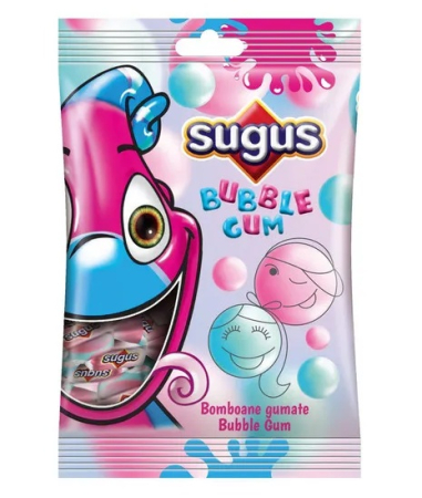 Dropsuri/Jeleuri - SUGUS Bomboane Gumate Bubble Gum 80g
