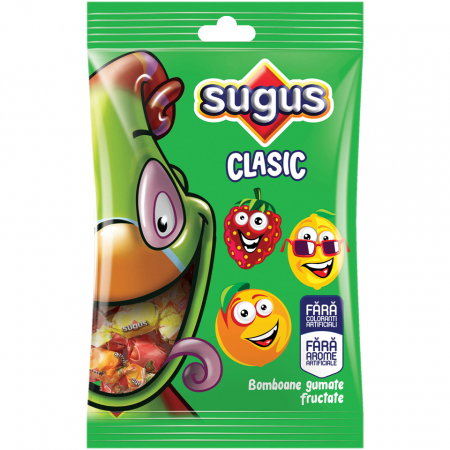 Dropsuri/Jeleuri - SUGUS Bomboane Gumate (Caramele) Fructate Clasic 400g