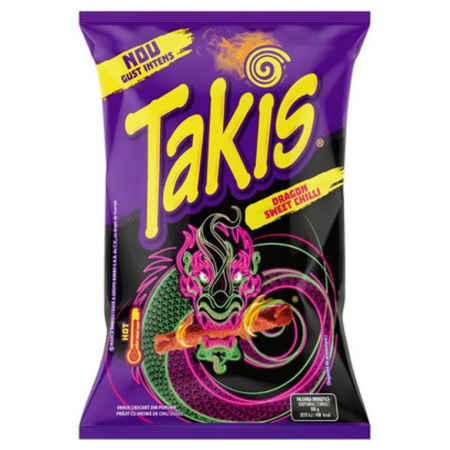 Dulciuri - TAKIS Tortilla Chips Dragon Sweet Chilli 90g