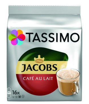 TASSIMO Jacobs Cafe Au Lait Capsule cu Cafea 16buc 184g [0]