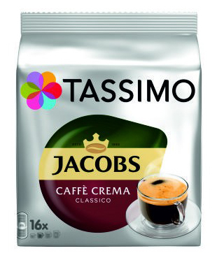 TASSIMO Jacobs Caffe Crema Classico Capsule cu Cafea 16buc 112g [0]