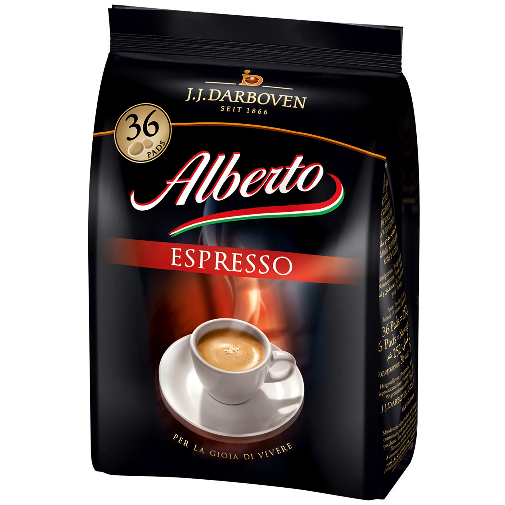 Capsule cu Cafea - TCHIBO Caffe Crema - Paduri (Discuri) Compatibile Senseo 62mm Monodoze 36buc