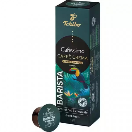 Capsule cu Cafea - TCHIBO CAFISSIMO Capsule Barista Caffe Crema Brasil 80g