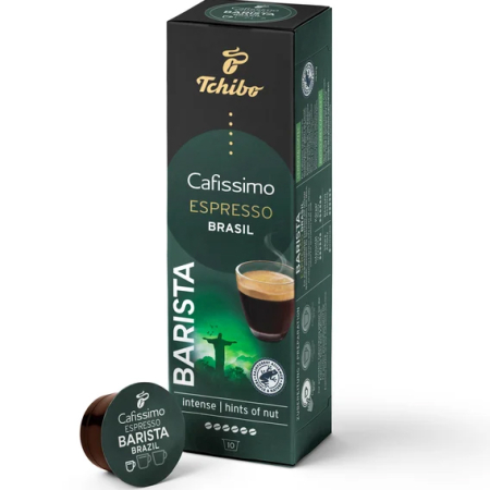 Capsule cu Cafea - TCHIBO CAFISSIMO Capsule Barista Espresso Brasil 80g