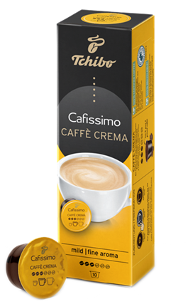 Capsule cu Cafea - TCHIBO CAFISSIMO Capsule Caffe Crema Mild Fine Aroma 10buc 80g - TDV: 24.09.2024