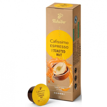 Capsule cu Cafea - TCHIBO CAFISSIMO Capsule Espresso Alune Prajite Toasted Nut 10buc