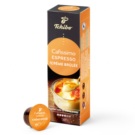 Capsule cu Cafea - TCHIBO CAFISSIMO Capsule Espresso Creme Brulee - Crema de Zahar Ars 10buc
