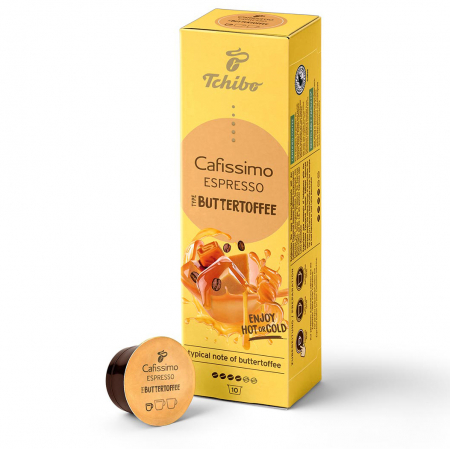 Capsule cu Cafea - TCHIBO CAFISSIMO Capsule Espresso Buttertoffee 70g