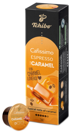 Capsule cu Cafea -  TCHIBO CAFISSIMO Capsule Espresso Caramel 80g