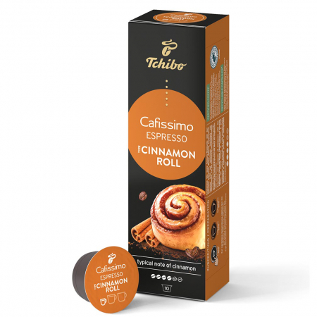 Capsule cu Cafea - TCHIBO CAFISSIMO Capsule Espresso  cu Scortisoara Cinnamon Roll 10buc