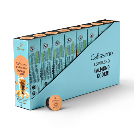 TCHIBO CAFISSIMO Capsule Espresso Fursecuri cu Migdale Almond Cookie 10buc [5]