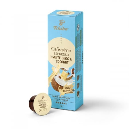 Capsule cu Cafea - TCHIBO CAFISSIMO Capsule Espresso White Choc & Coconut 10buc