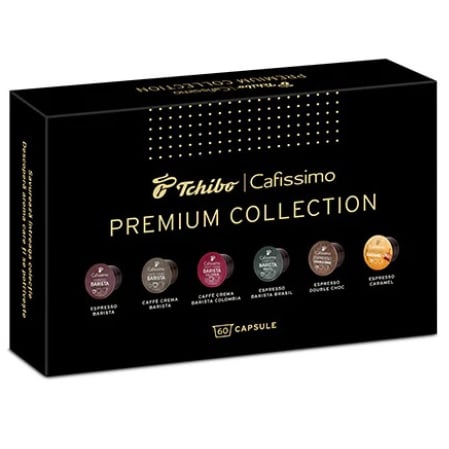 Capsule cu Cafea - TCHIBO CAFISSIMO Capsule Premium Collection Pachet Promo 6x10buc (Editie 2025)