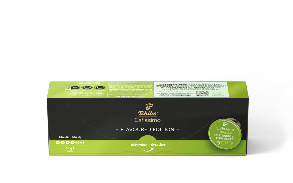 TCHIBO CAFISSIMO Espresso Fistic si Ciocolata 80g [5]