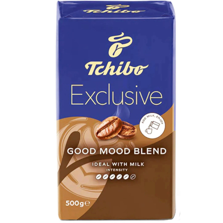 Cafea Boabe Premium - Tchibo Exclusive Good Mood Blend Cafea Macinata 500g