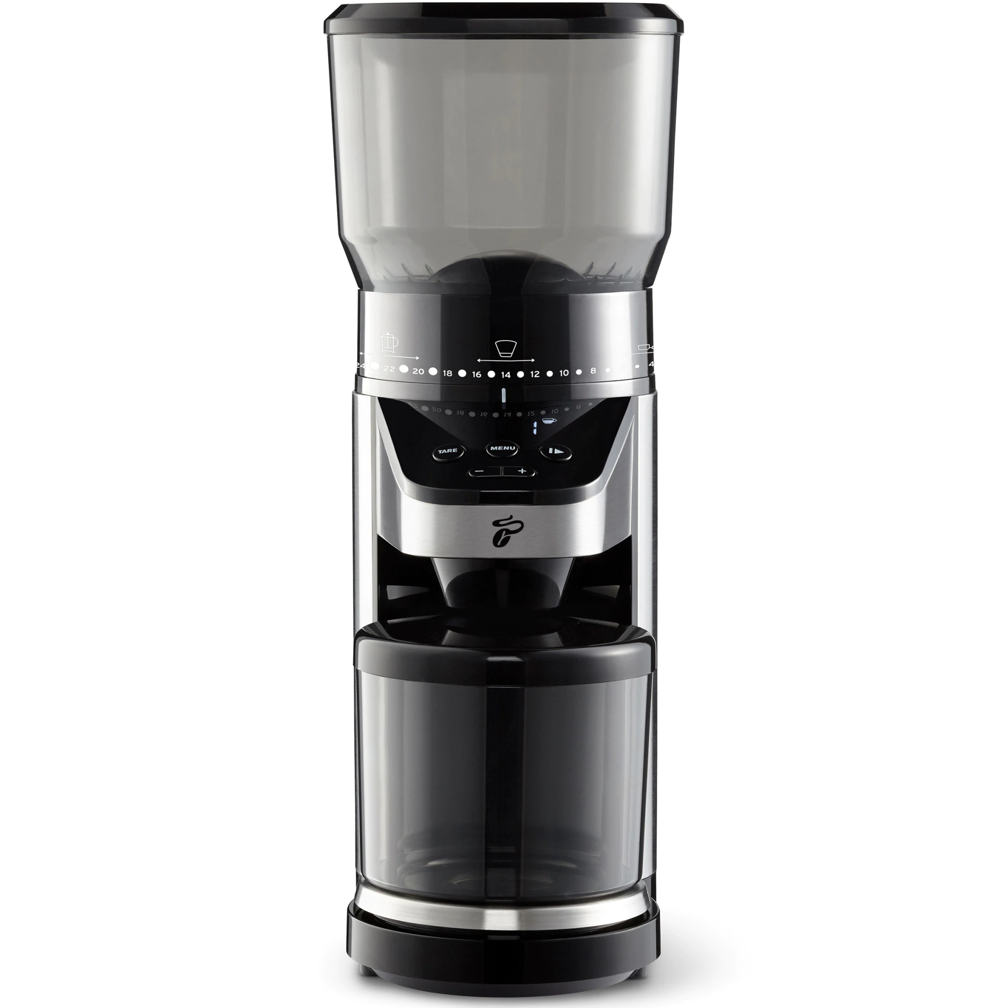 Espressoare si Cafetiere - TCHIBO - Rasnita de cafea 160W, 26 setari macinare, Inox