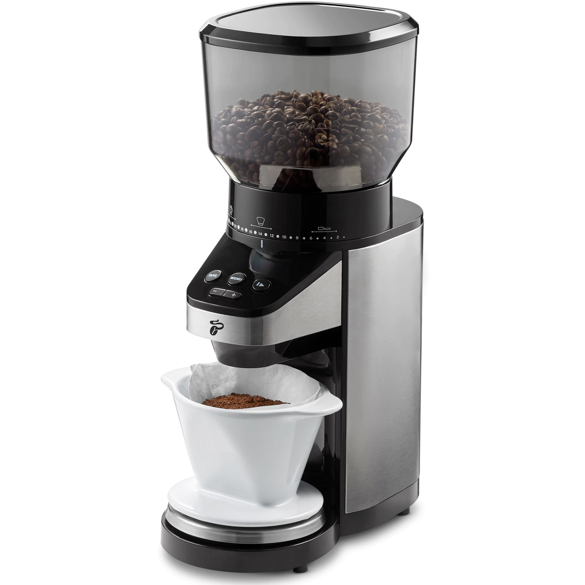 TCHIBO - Rasnita de cafea 160W, 26 setari macinare, Inox [4]