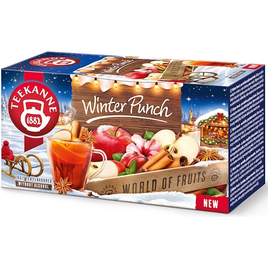 TEEKANNE Ceai de Iarna cu Aroma de Mar, Scortisoara, Vanilie si Rom - Winter Punch - 20x2g