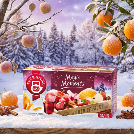 TEEKANNE Ceai de Iarna cu Aroma de Portocale, Scortisoara si Rom - Magic Moments - 20x2.5g [1]