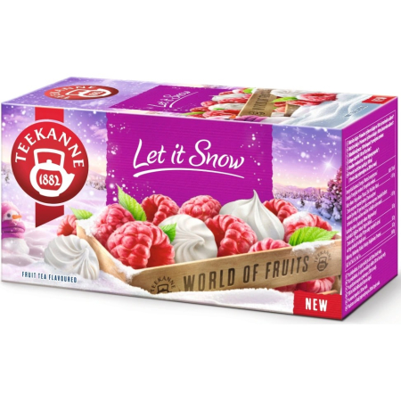 TEEKANNE Ceai de Iarna cu Aroma de Zmeura si Bezele - Let it Snow - 20x2.25g