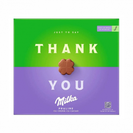 Thank You Milka Praline cu Crema de Cacao 110g [1]