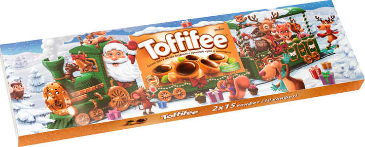 TOFFIFEE Praline cu Alune, Nuga și Caramel Acoperite cu Ciocolată - Ediție de Crăciun 250g [1]