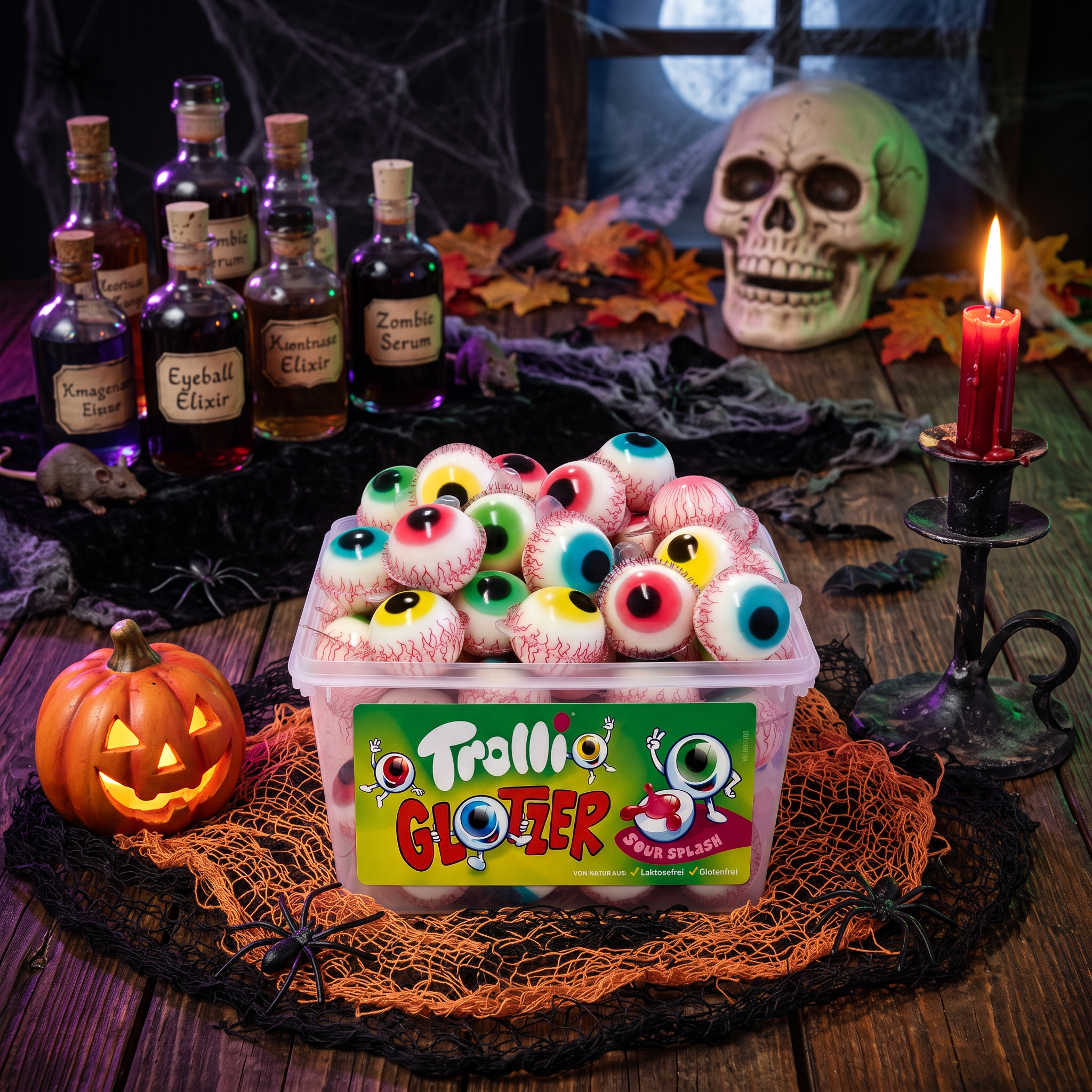 TROLLI Glotzer Jeleuri in Forma de Ochi 60buc 1128g [2]