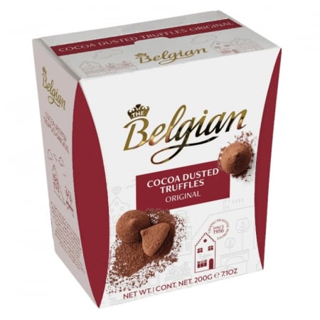 Dulciuri - Trufe de ciocolata THE BELGIAN Original 200g