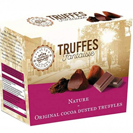 Dulciuri - Trufe de Ciocolata Pudrate cu Cacao TRUFFES Fantaisie Nature 160g