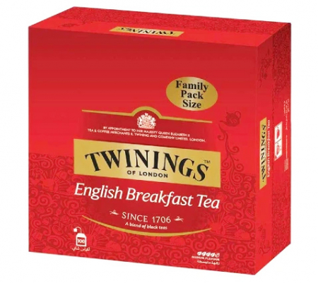 Ceai in Plic - TWININGS Ceai Negru English Breakfast 100x2g