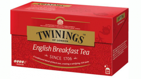 Ceai in Plic - TWININGS Ceai Negru English Breakfast 25x2g