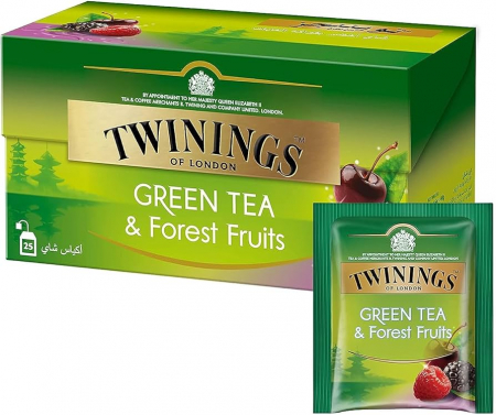 TWININGS Ceai Verde cu Fructe de Padure 25x2g [1]