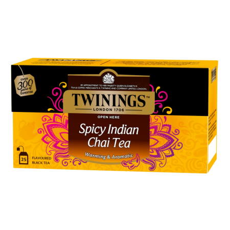 Ceai in Plic - TWININGS Chai Tea Spicy Ceai Negru Indian 25x2g
