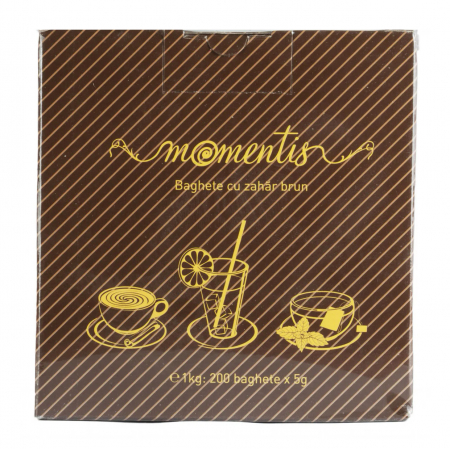 Accesorii & Cadouri - Zahar Brun Bagheta Stick MOMENTIS 200x5g