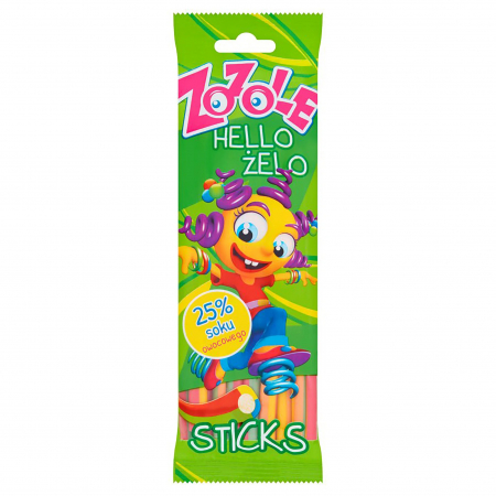 Dropsuri/Jeleuri - ZOZOLE Jeleuri cu Suc de Fructe Sticks 75g