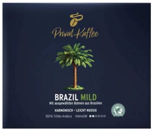 Cafea macinata Tchibo Privat Kaffee Brazil Mild 2 x 250 g [1]