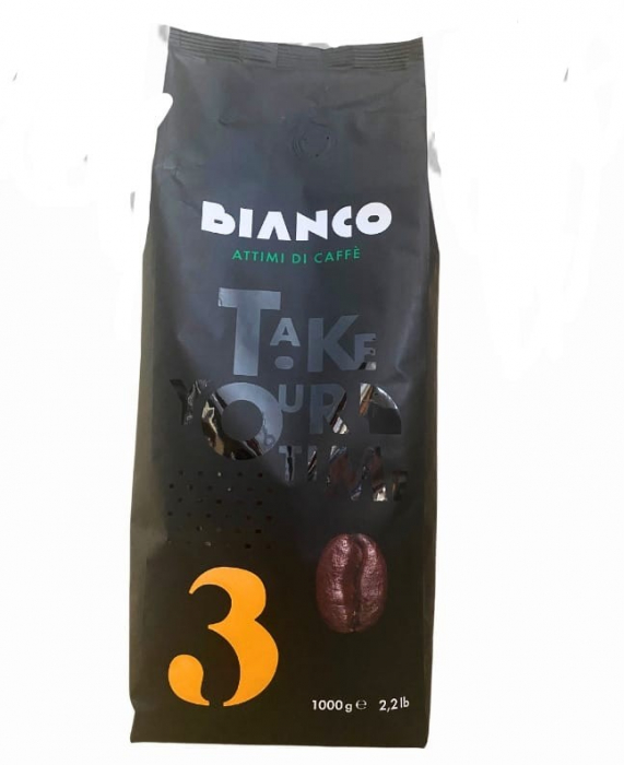 Cafea boabe Bianco No 3 -  50% Arabica 50% Robusta 1 kg [1]