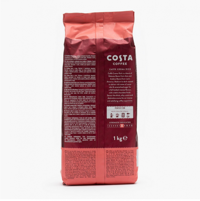 Cafea boabe Costa Caffe Crema Rich 1 Kg [2]