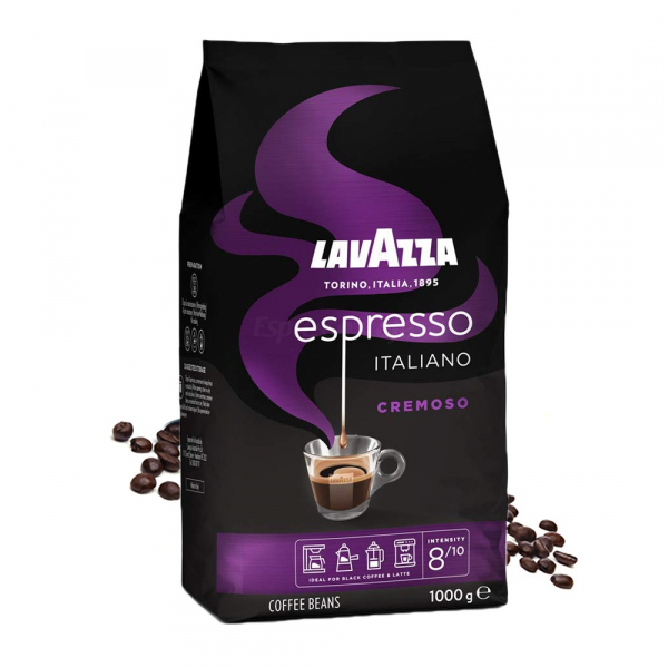 Cafea boabe Lavazza 1kg Espresso Italiano Cremoso [1]