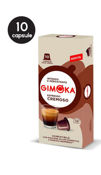 Capsule cafea Gimoka Espresso Cremoso compatibile Nespresso, 10 buc [2]