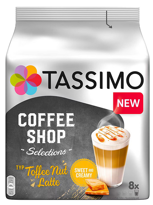 Tassimo Jacobs Coffee Shop Toffee Nut Latte 8 bauturi 268 g [1]