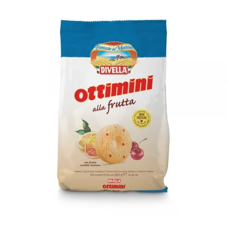 Paste & Biscuiti - Biscuiti Divella Ottimini cu fructe 350gr