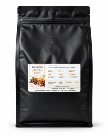 Cafea boabe - Cafea boabe de specialitate BURGHAUS Ambra 1 kg